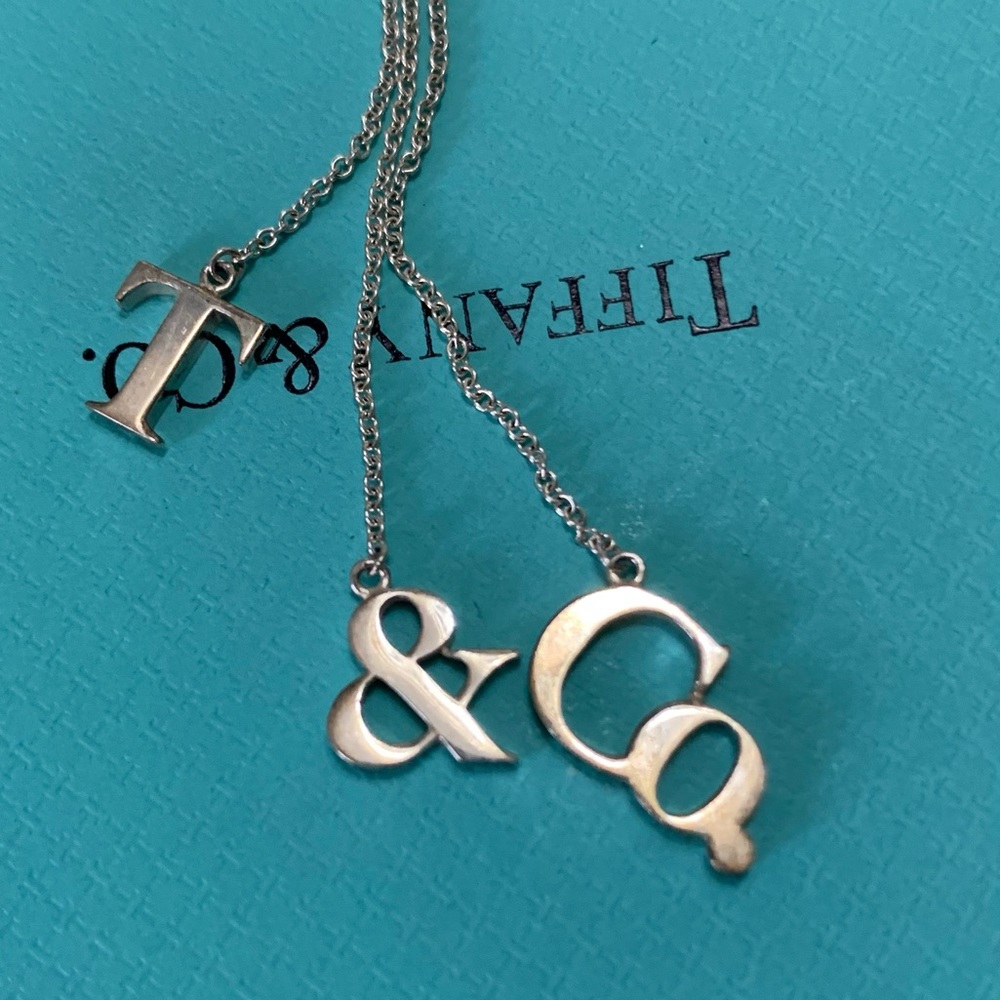 *Host Pick* Tiffany & Co. T & CO Letters Lariat Necklace 925 Sterling Silver - Picture 7 of 7